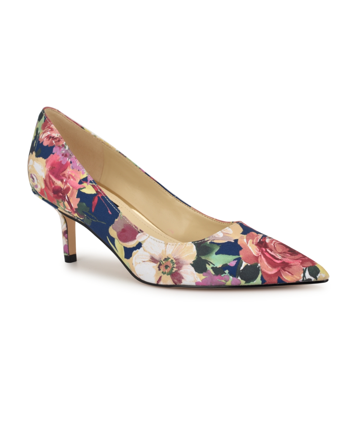Nine West Women's Arlene Kitten Heel Pointy Toe Pumps