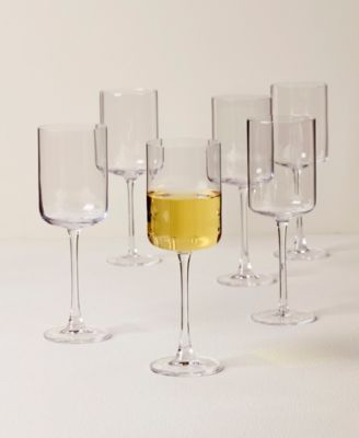Tuscany Classics Straight White Wine Glasses, Set Of 6