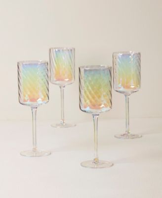 Tuscany Classics Iridescent Red Wine Glass, Set Of 4