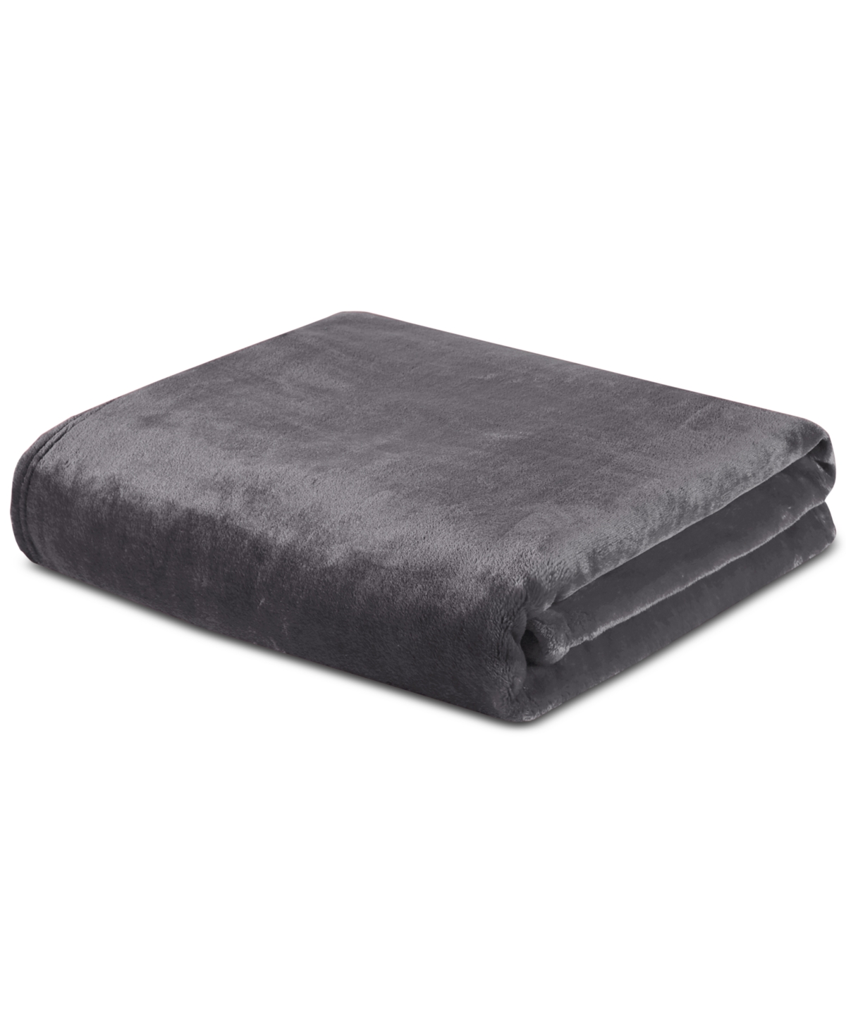 Premier Comfort Closeout!  Cozy Plush Printed Throw, 50" X 70", Exclusively At Macy's In Gray