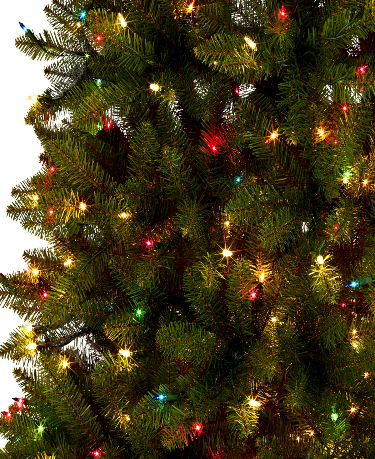 National Tree Company Dunhill Fir Hinged Tree, 7.5 Feet. In Green