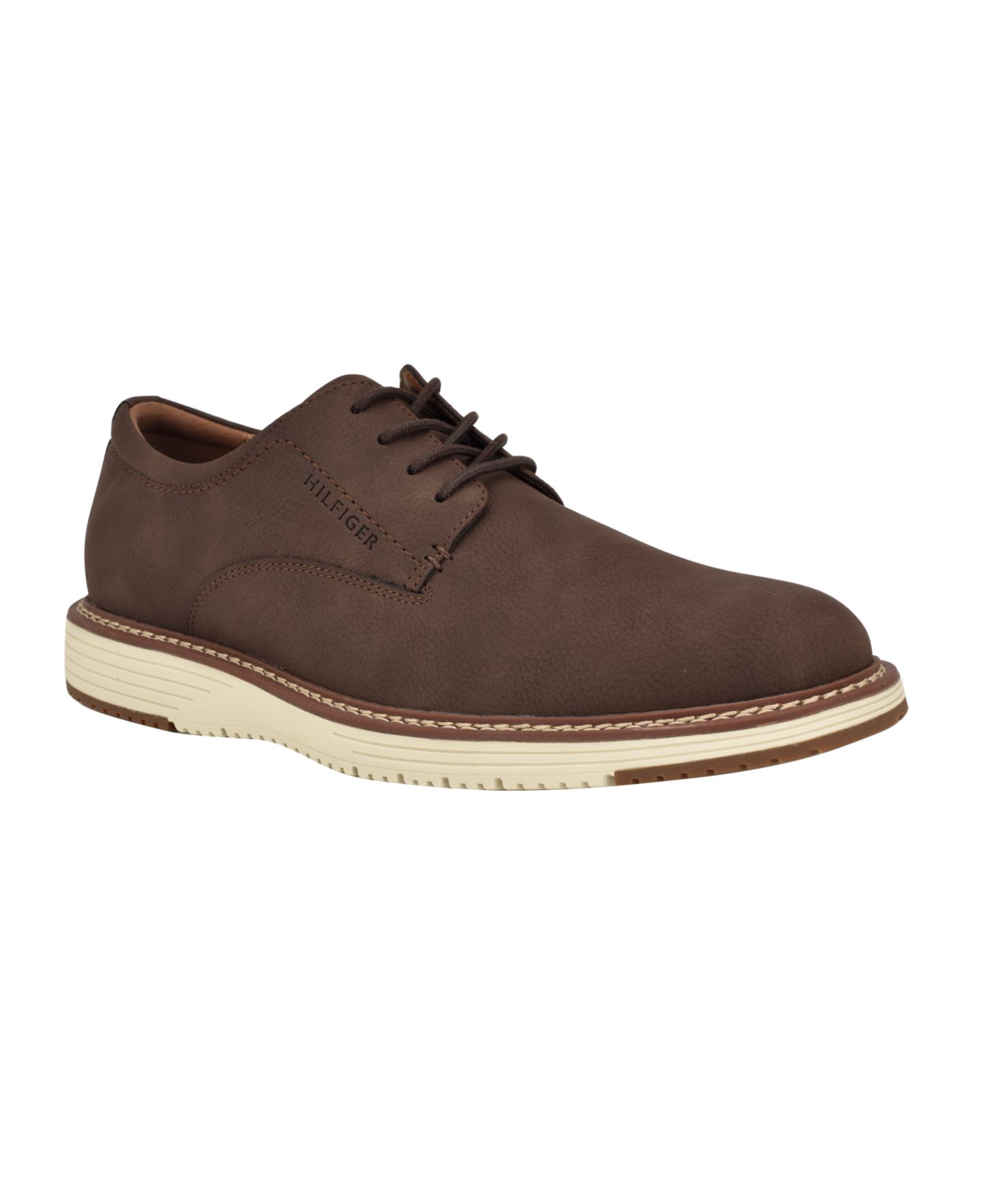 Мужские туфли Tommy Hilfiger Hiday Casualized Hybrid Oxfords, цвет: Тёмный коричневый — фото 1