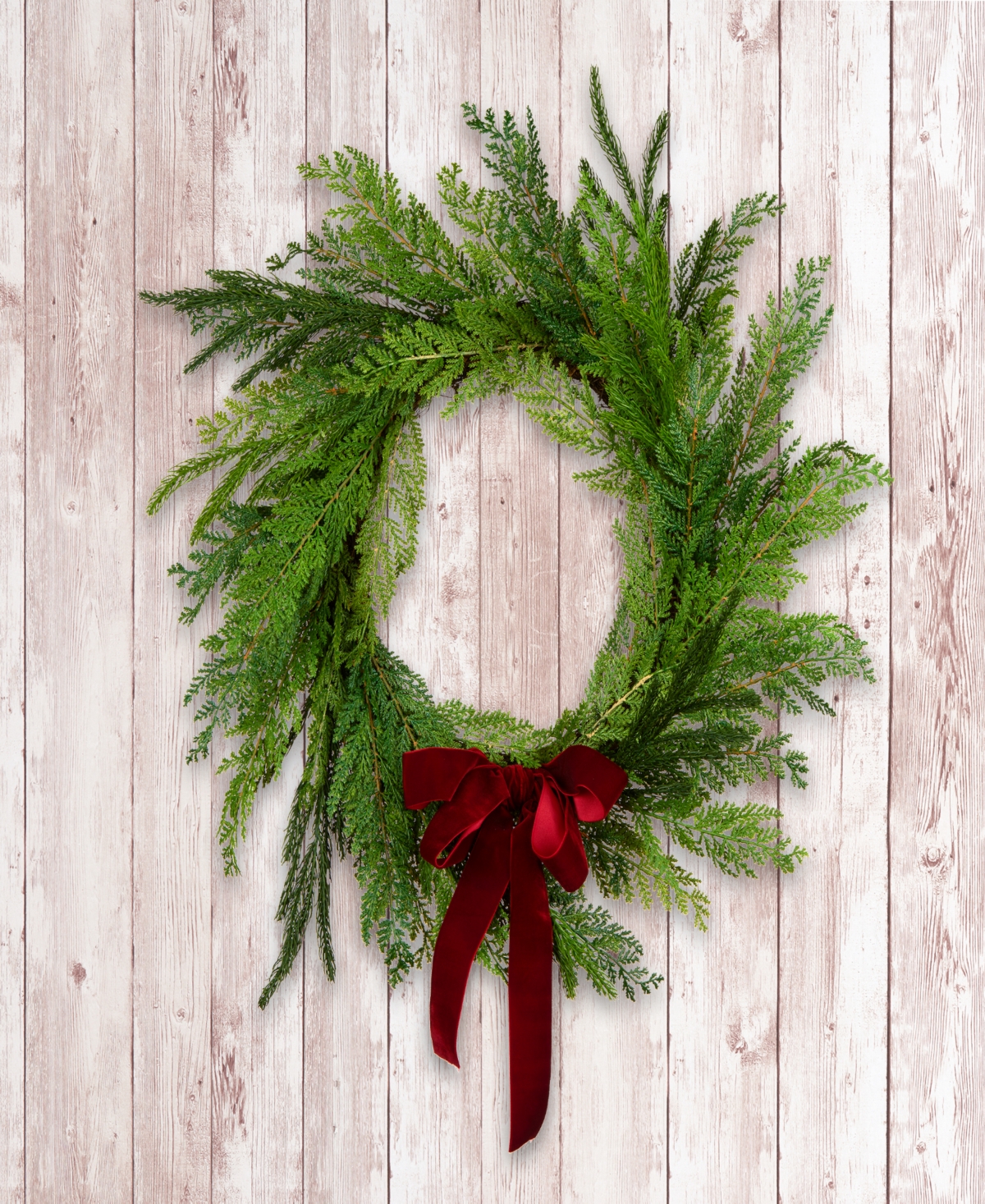 National Tree Company Christmas Cottage Wreath, Inches