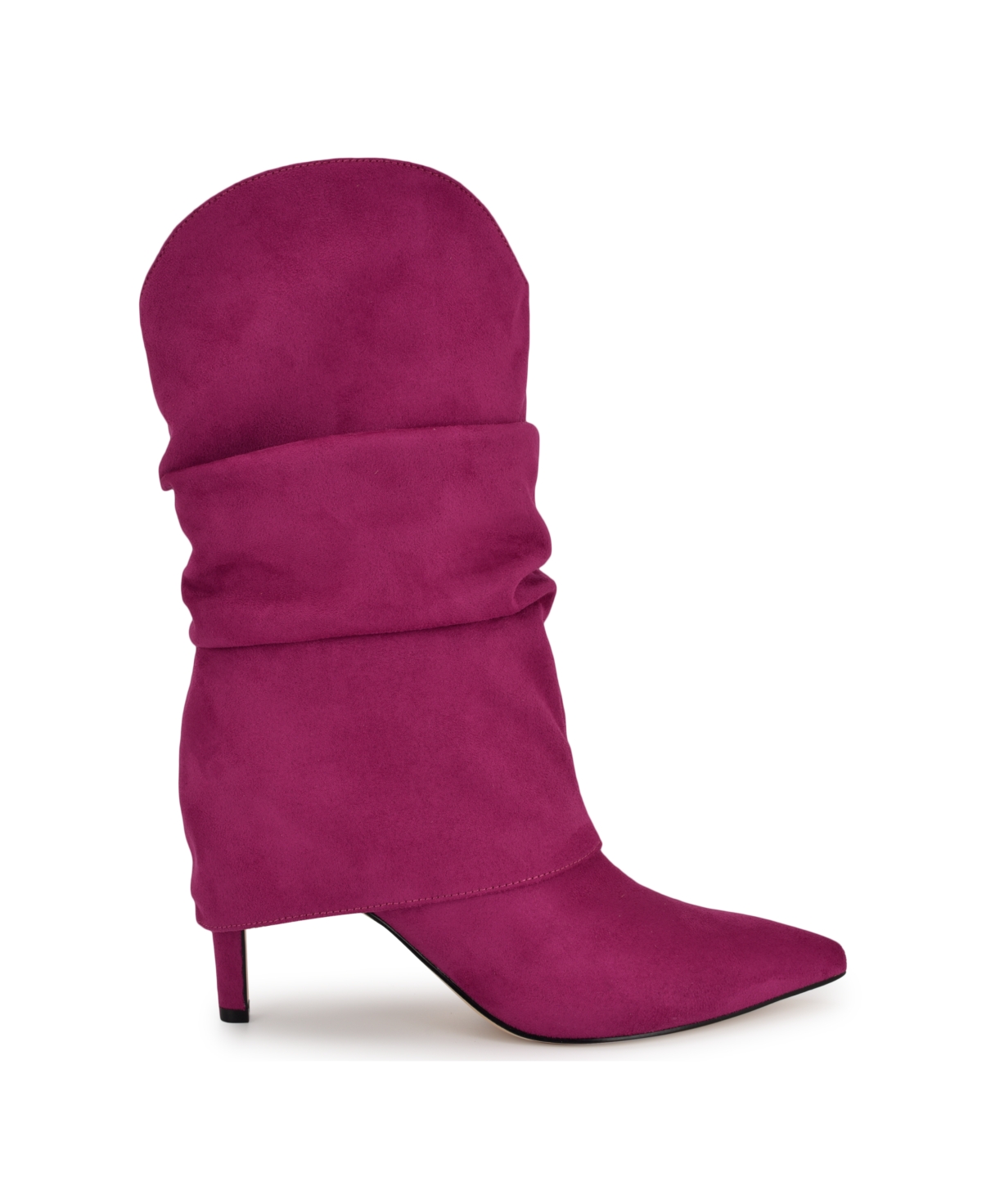 Nine West Women's Glitch Pointy Toe Slouchy Dress Boots