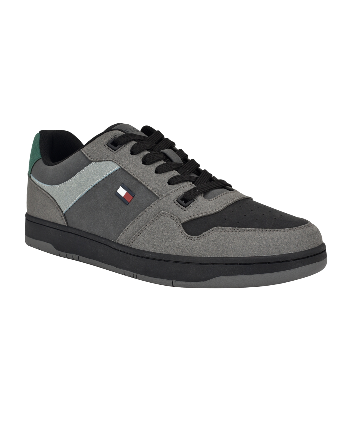 Tommy Hilfiger Men's Trane Fashion Lace Up Sneakers -Black Multi