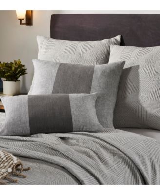 Park Cotton Euro Sham, Grey
