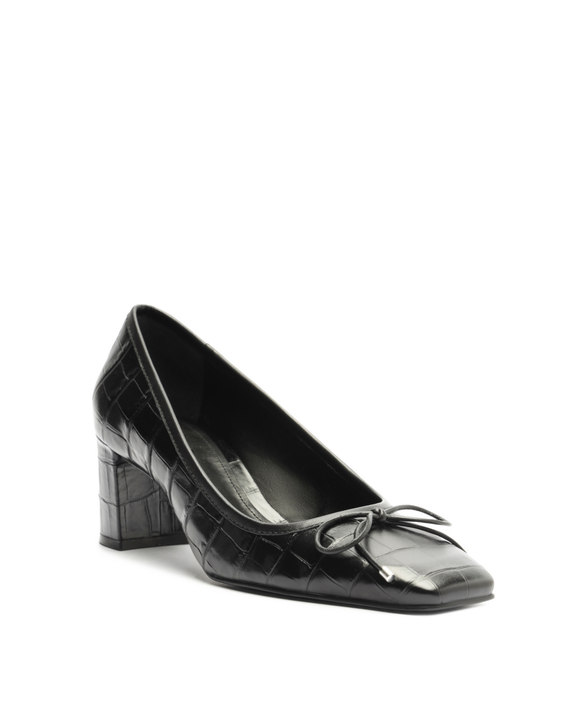 SCHUTZ WOMEN'S ARISSA SQUARE TOE MID BLOCK PUMPS 