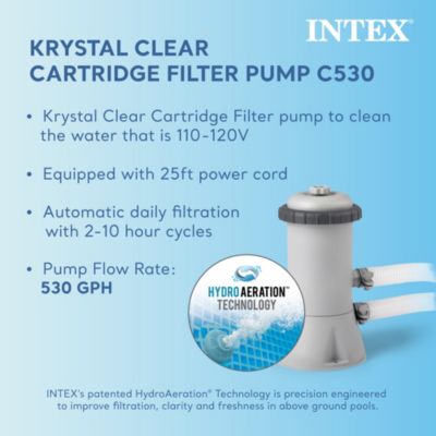 12'x30" Swimming Pool w/ Pump, Pool Ladder for 42” Wall, & 12  Cover