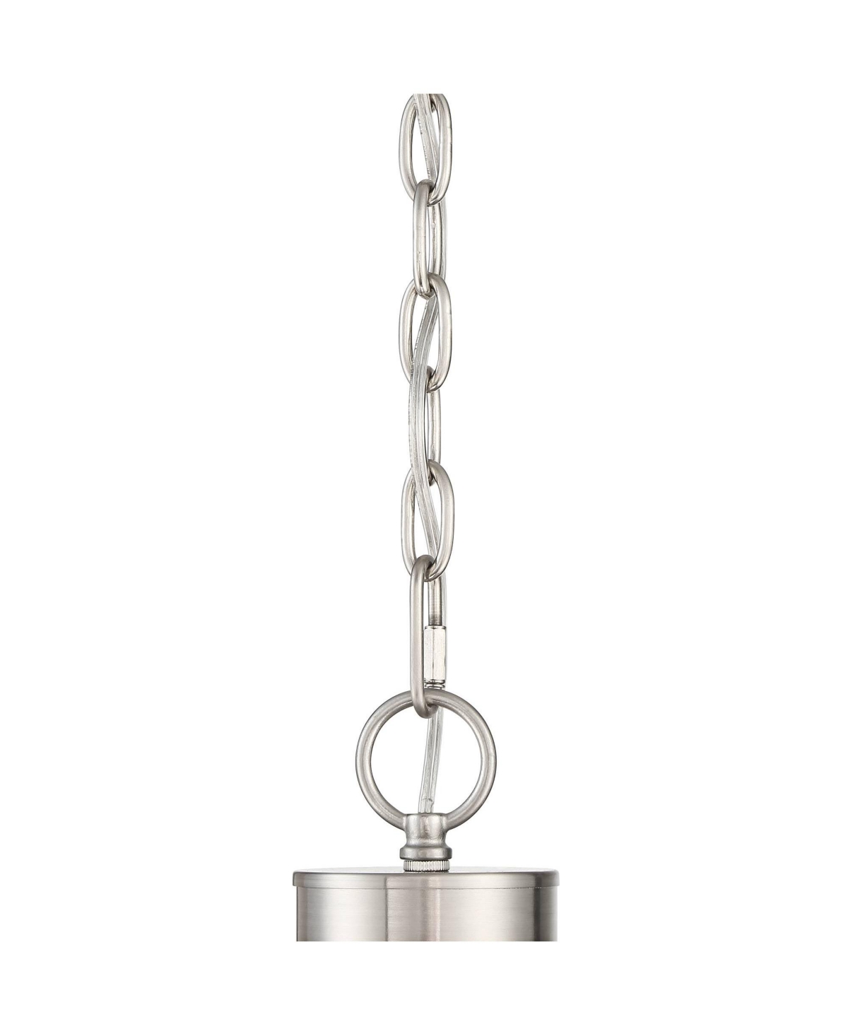 Possini Euro Design Lora Brushed Nickel Graywood Wagon Wheel Chandelier Lighting 29 1/4