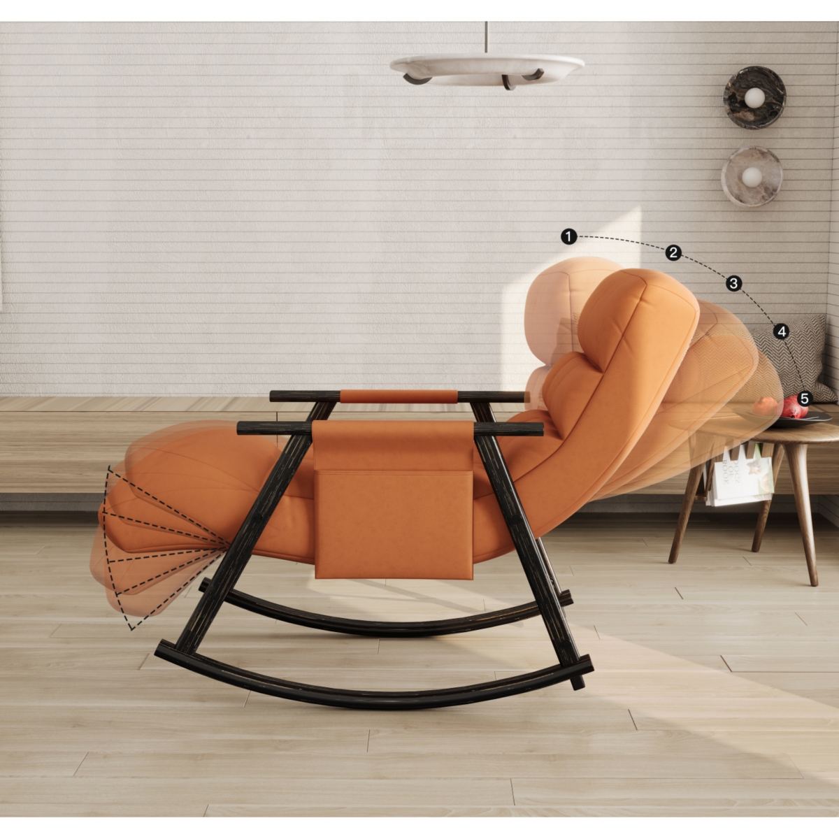 Streamdale Adjustable Rocking Chair Comfort, Stability
