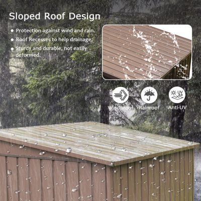Streamdale Metal Storage Shed Rust, Rain, & Wind Resistant
