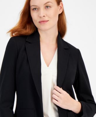 Women's Compression Notched Collar Blazer