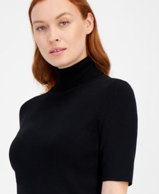 Women's Half-Sleeve Turtleneck Sweater