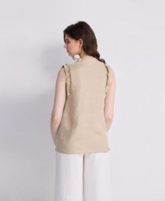 Women's Sleeveless Hemp Top
