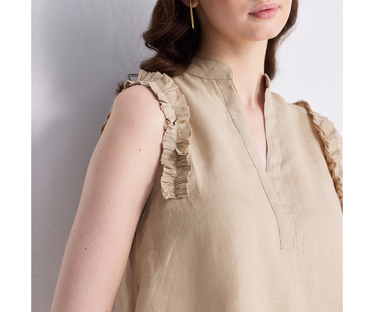 Reistor Women's Sleeveless Hemp Top