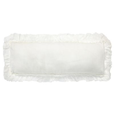Linen Sheer Ruffle Decorative Throw Pillow Covers