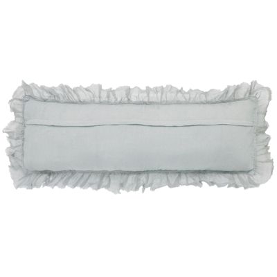 Linen Sheer Ruffle Decorative Throw Pillow Covers