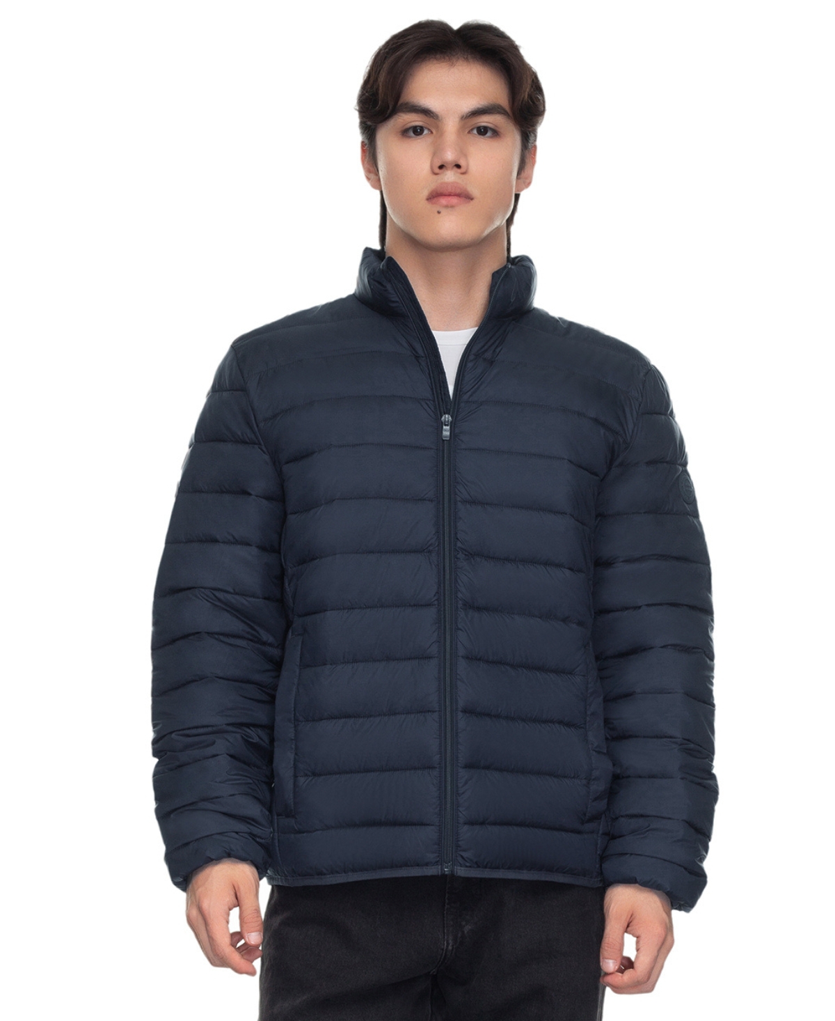 Men's Light Packable Puffer Jacket - Navy