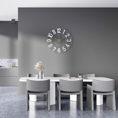 Large Wall Clock for Living Room Decor - Numeral Wall Clock for Kitchen Wall Clock Decorative