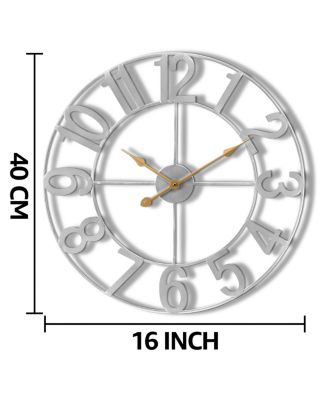Large Wall Clock for Living Room Decor - Numeral Wall Clock for Kitchen Wall Clock Decorative