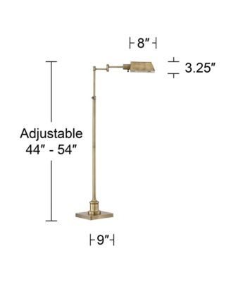 Jenson Swing Floor Lamp, Brass