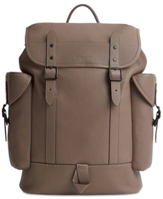 Men s Pebble Leather Hitch Backpack