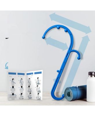 Back and Neck Massager - Trigger Point Massage Tools for Pain Relief and Self Massage Hook Therapy Handheld Back Neck Shoulder Massager