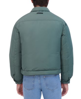 Men's Vintage Inspired Puffer Trucker Jacket