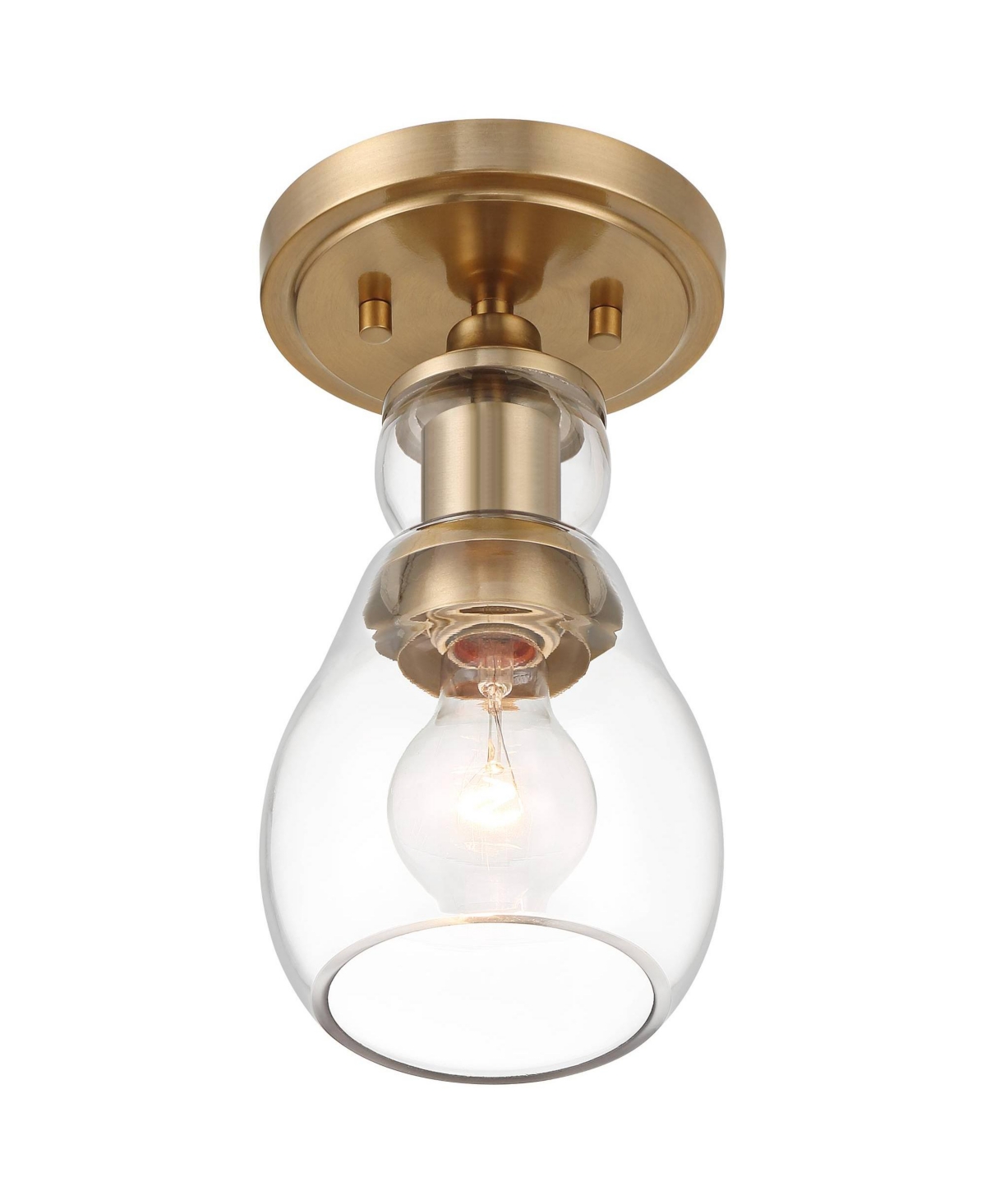 Possini Euro Design Nagano Warm Brass Mini Pendant Light 5 1/2