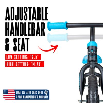 Toddler Balance Bike – Lightweight No Pedal First Bike for Ages 18 Months to 4 Years – Adjustable Seat – 10" Maintenance-Free Tires – My 1st BMX Balance Bike - Black