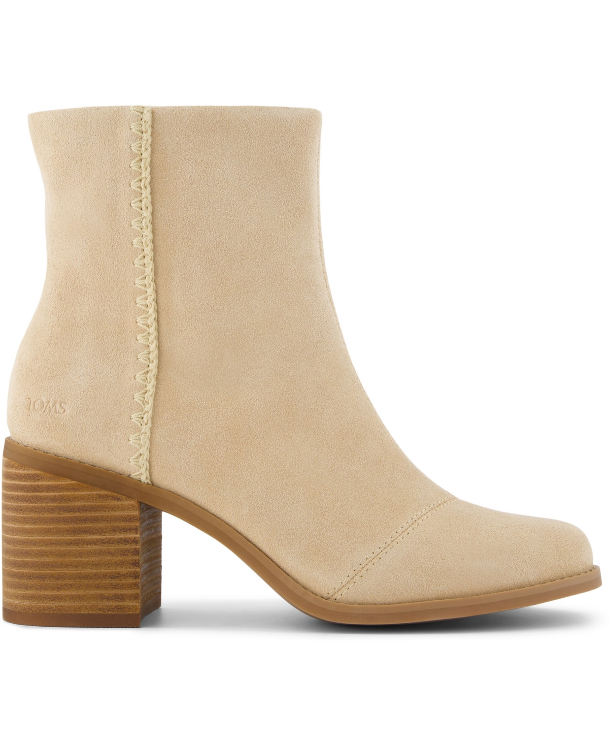 TOMS WOMEN'S EVELYN STACKED BLOCK HEEL BOOTIES 