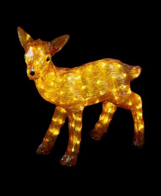 Acrylic Reindeer Christmas Display Decoration - 23-Inch