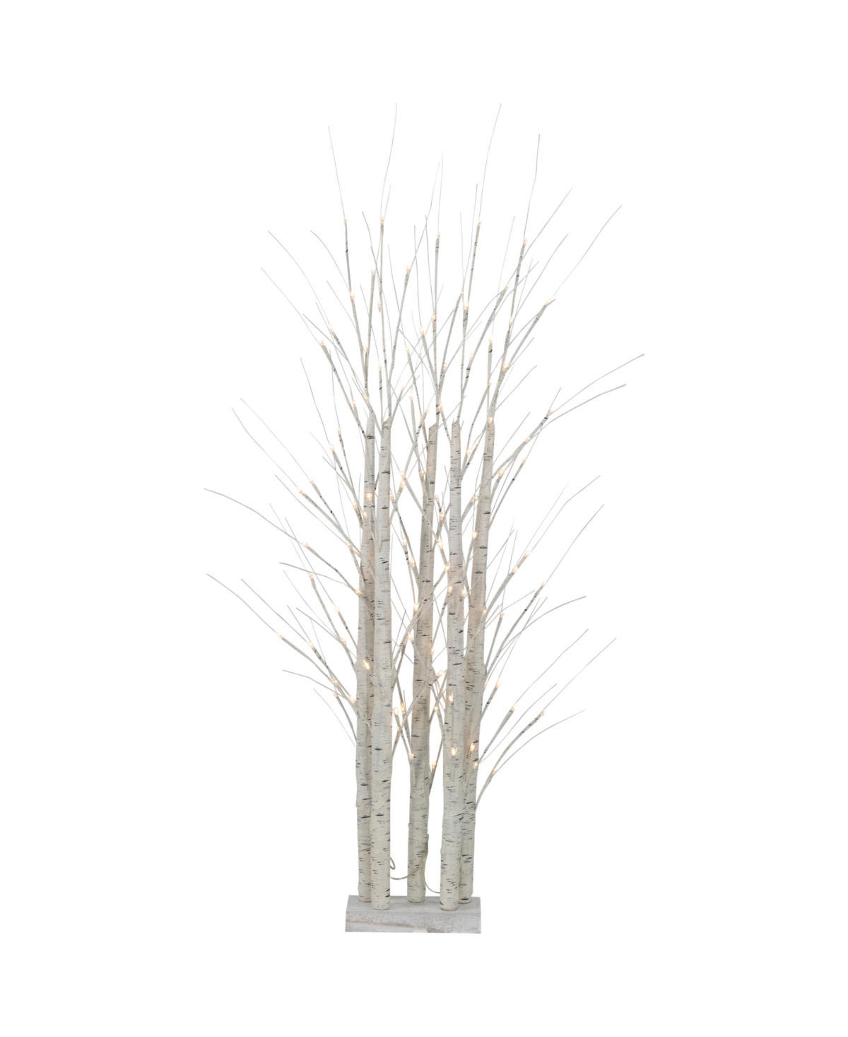 Northlight 4'Birch Twig Tree Cluster Christmas Decoration - White