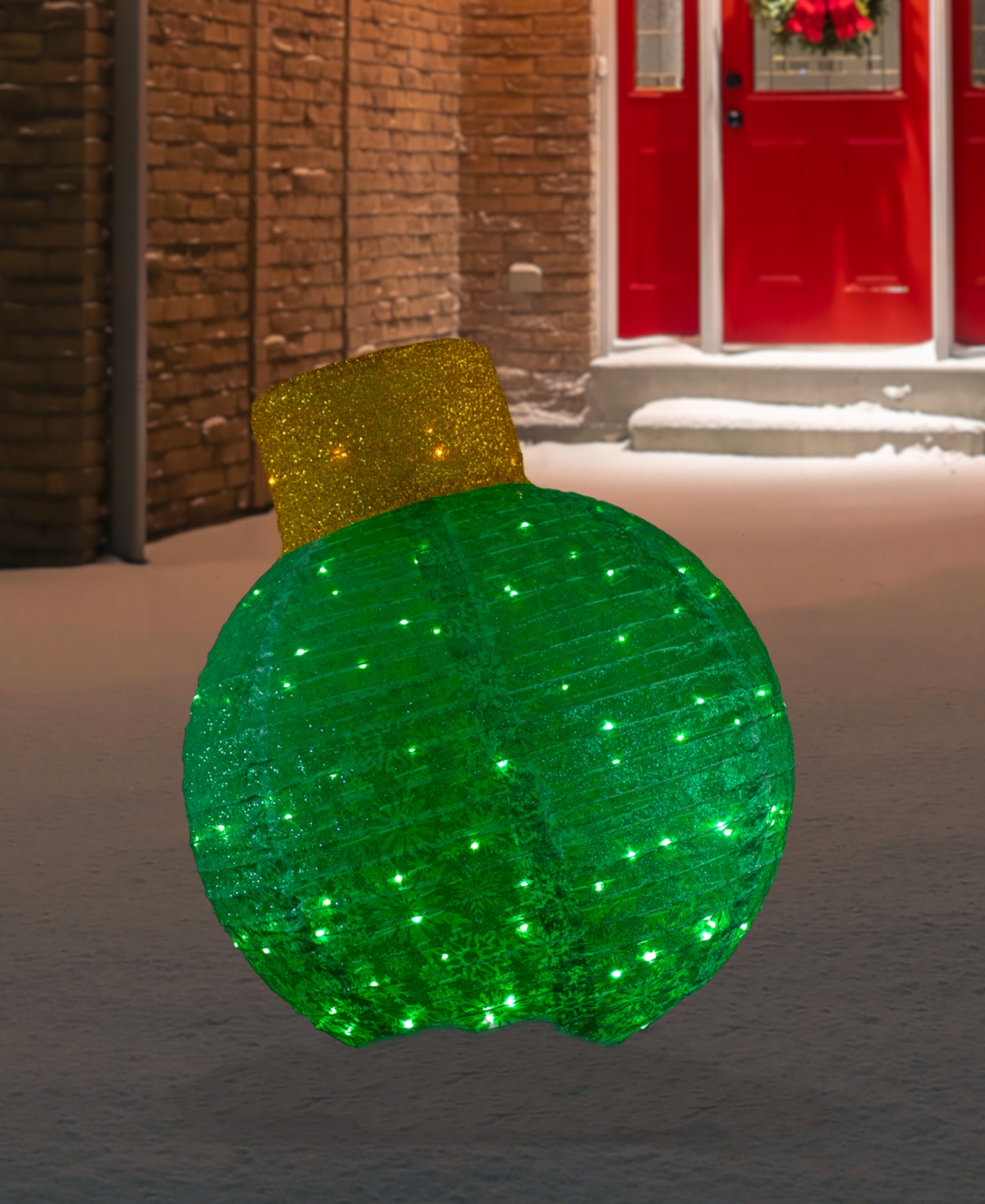 Northlight Onion Ornament Outdoor Commercial Decoration In Green