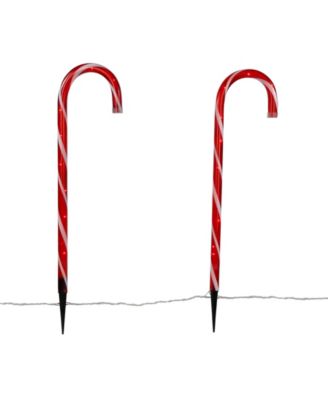 Candy Cane 8 Christmas Outdoor Pathway Markers