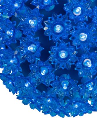 LED Hanging Starlight Sphere - 7.5-Inch - Blue Lights