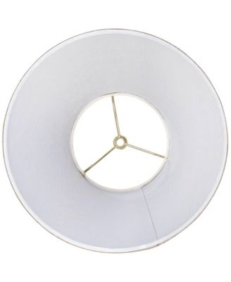 Fine Burlap Small Empire Shape 6" Top x 12" Bottom x 9" Slant (Spider) Replacement with Harp and Finial