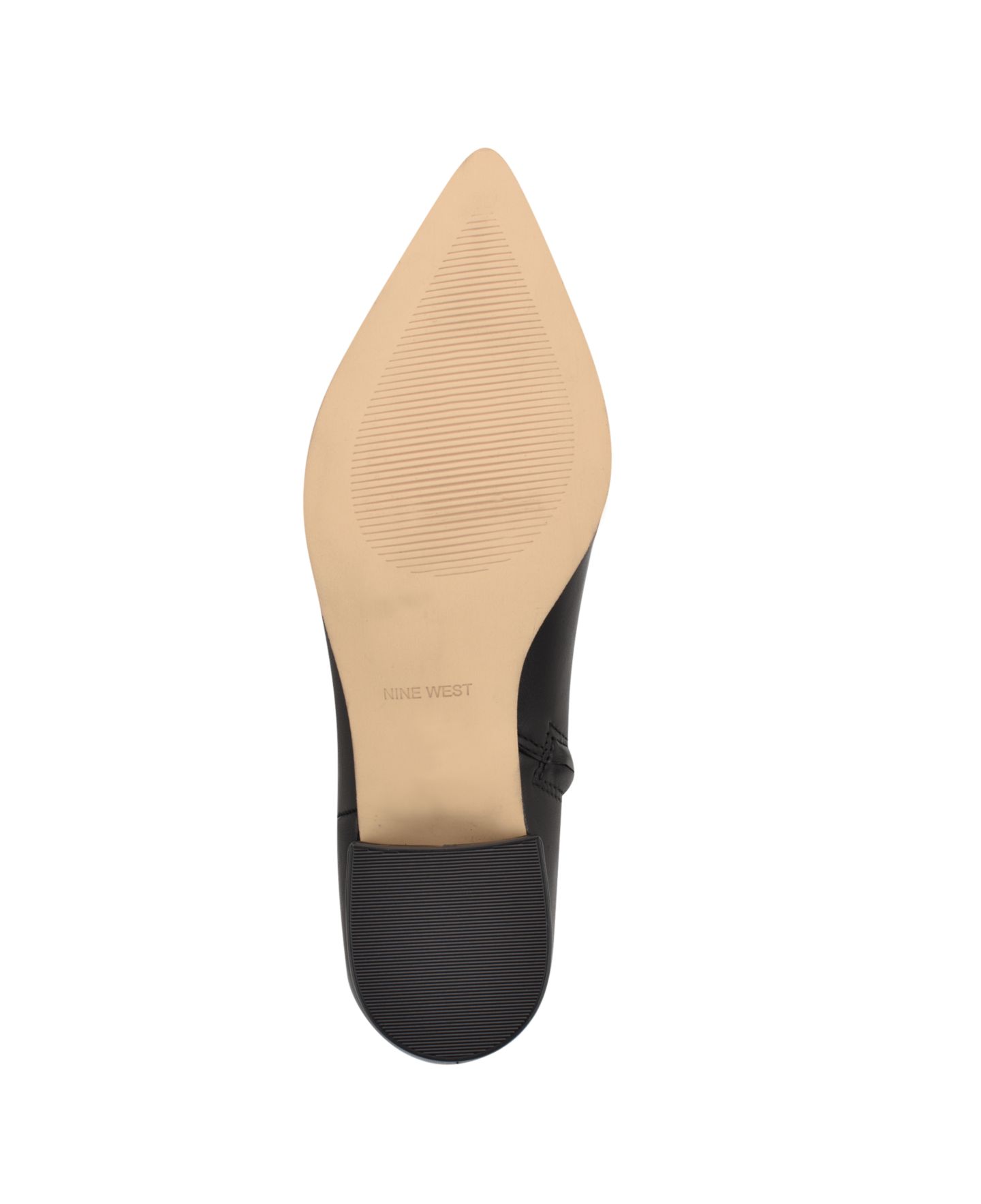 Женские ботинки Nine West Maribu Pointy Toe High Ankle Booties, цвет: Чёрный кожаный — фото 5
