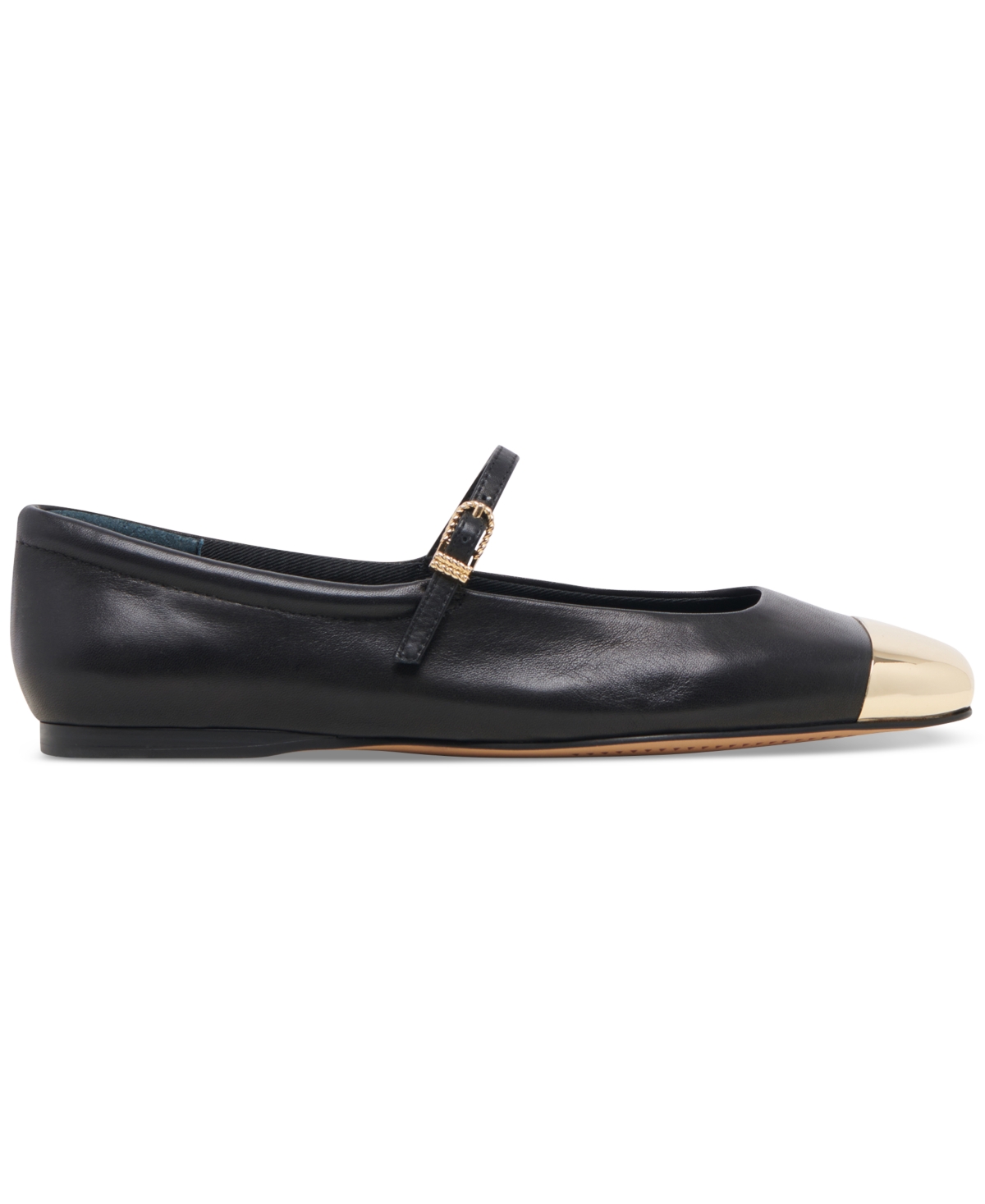 Dolce Vita Women's Reyes Cap-Toe Mary Jane Ballet Flats -Gold