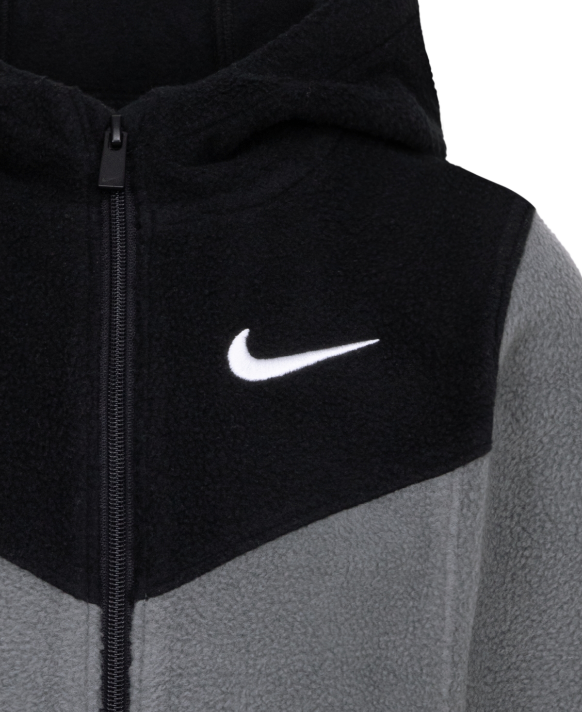 Nike Little Boys Colorblock Fleece Jacket - SmokeGrey