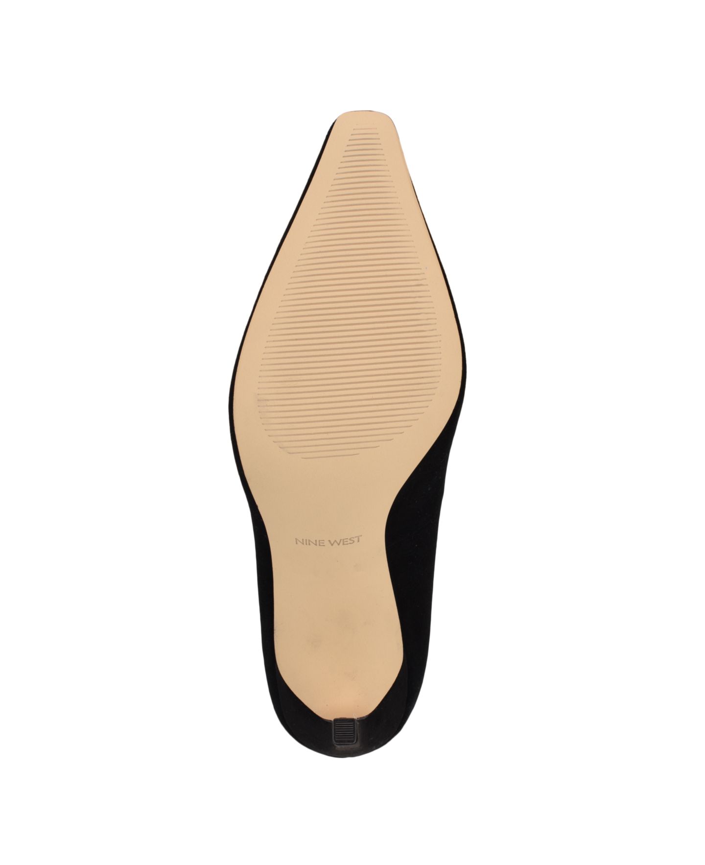 Женские туфли Nine West Oraye Snip Toe High Stiletto Pumps, цвет: Чёрный замшевый — фото 5