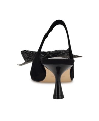 Women's Rills Embellished Bow Slingback Pumps