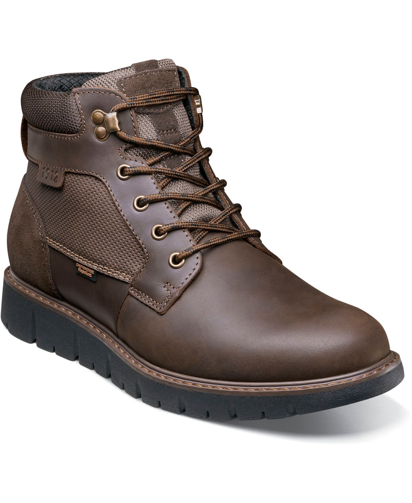Мужские ботинки Nunn Bush Karnak Plain Toe Boot, цвет: Коричневый угольный — фото 1