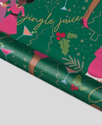 Green Cheers Auntie Gift Wrap