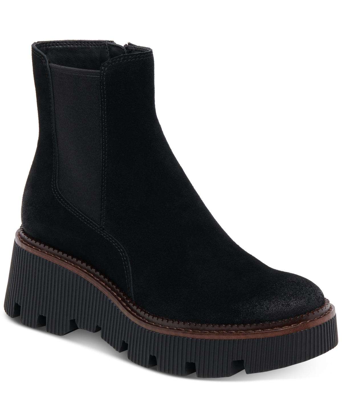 Dolce Vita Women's Emmet H2O Lug-Sole Wedge Booties
