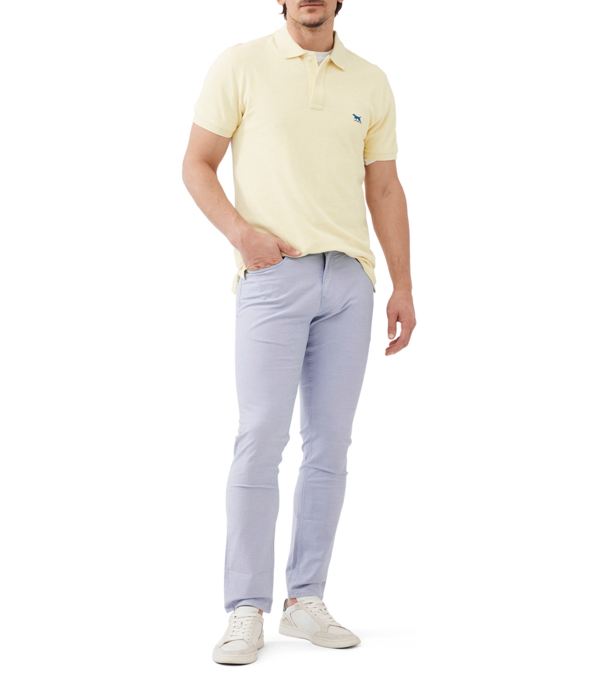 Rodd & Gunn The Gunn Slim Fit Polo Shirt In Gray