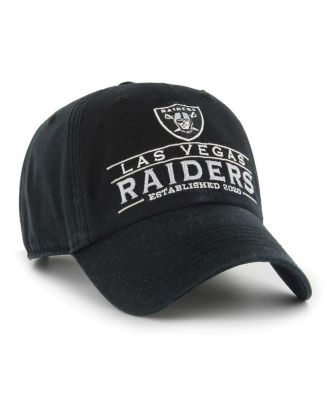 Men's Black Las Vegas Raiders Vernon Clean Up&nbsp;Adjustable Hat