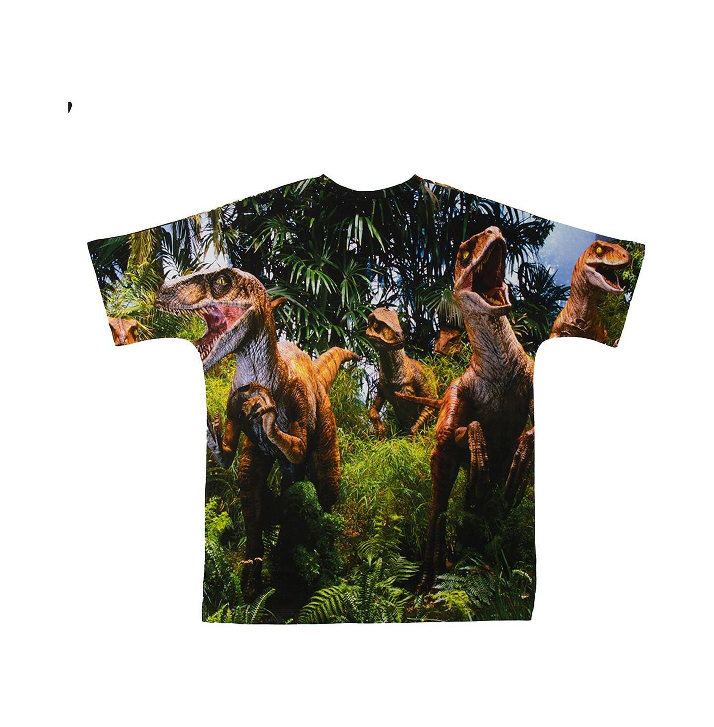 Футболка DUMBGOOD Green Jurassic Park the Predators Big Print Graphic — фото 4