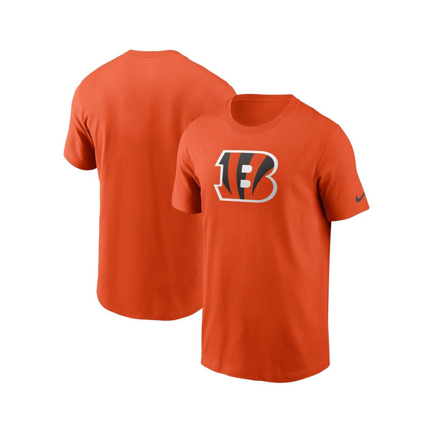 Мужская футболка Nike Orange Cincinnati Bengals Primary Logo — фото 1