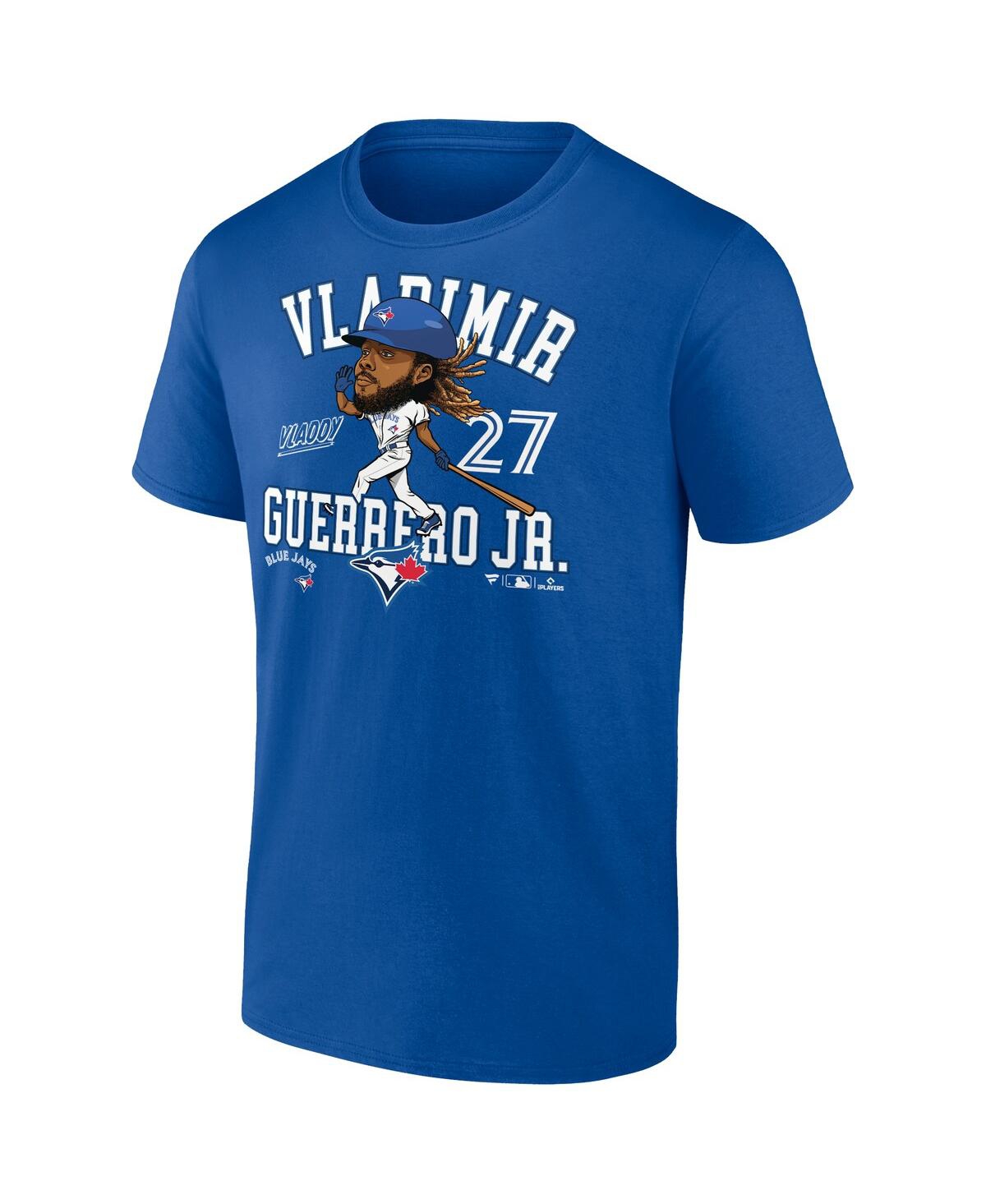 Fanatics Men's Vladimir Guerrero Jr. Royal Toronto Blue Jays Hometown Caricature T-shirt In Royal